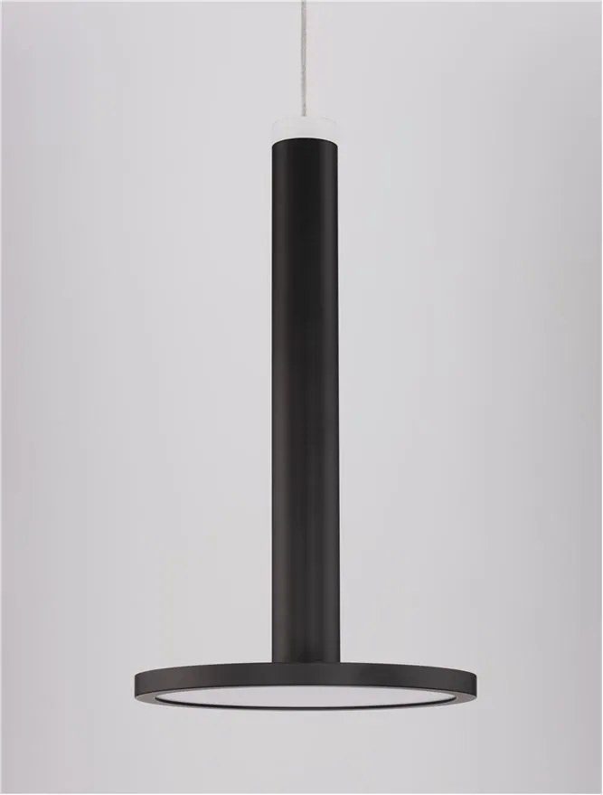 Lustra / Pendul LED modern design minimalist PALENCIA negru