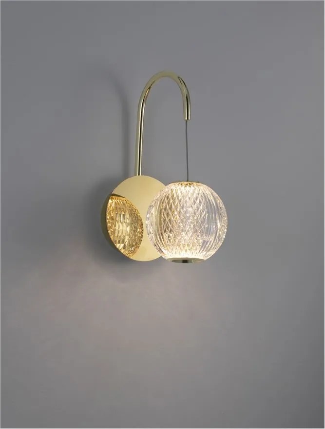 Aplica LED de perete moderna design elegant IP44 BRILLANTE