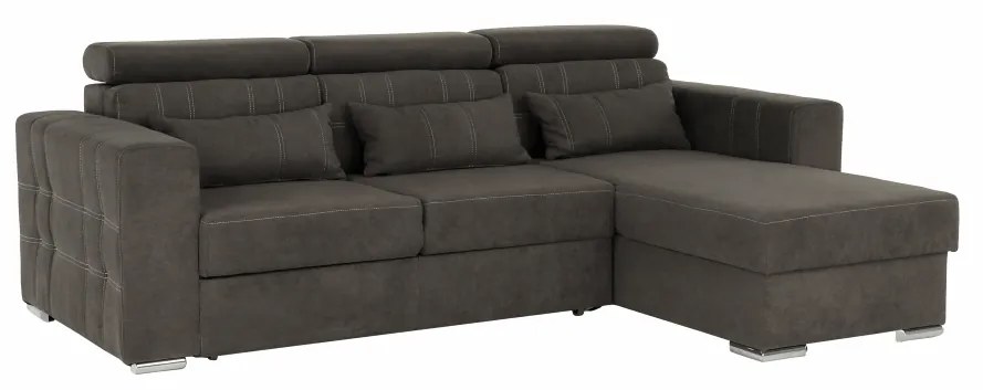 Coltar extensibil CHRIS gri, 250/175/97 cm