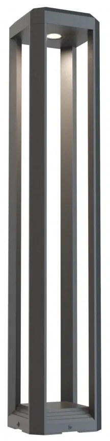 Stalp LED iluminat exterior IP65, design modern Royal Mile MYO019FL-L12GR3K