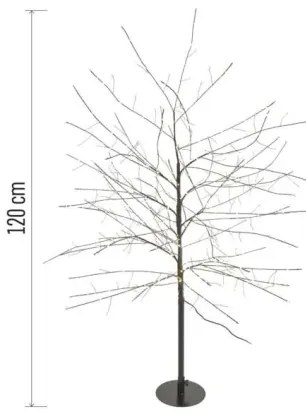 Decorațiune LED de exterior pentru Crăciun 600xLED/3,8W/230V 120 cm alb cald IP44