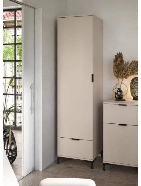 Comodă cu sertar LORA, bej