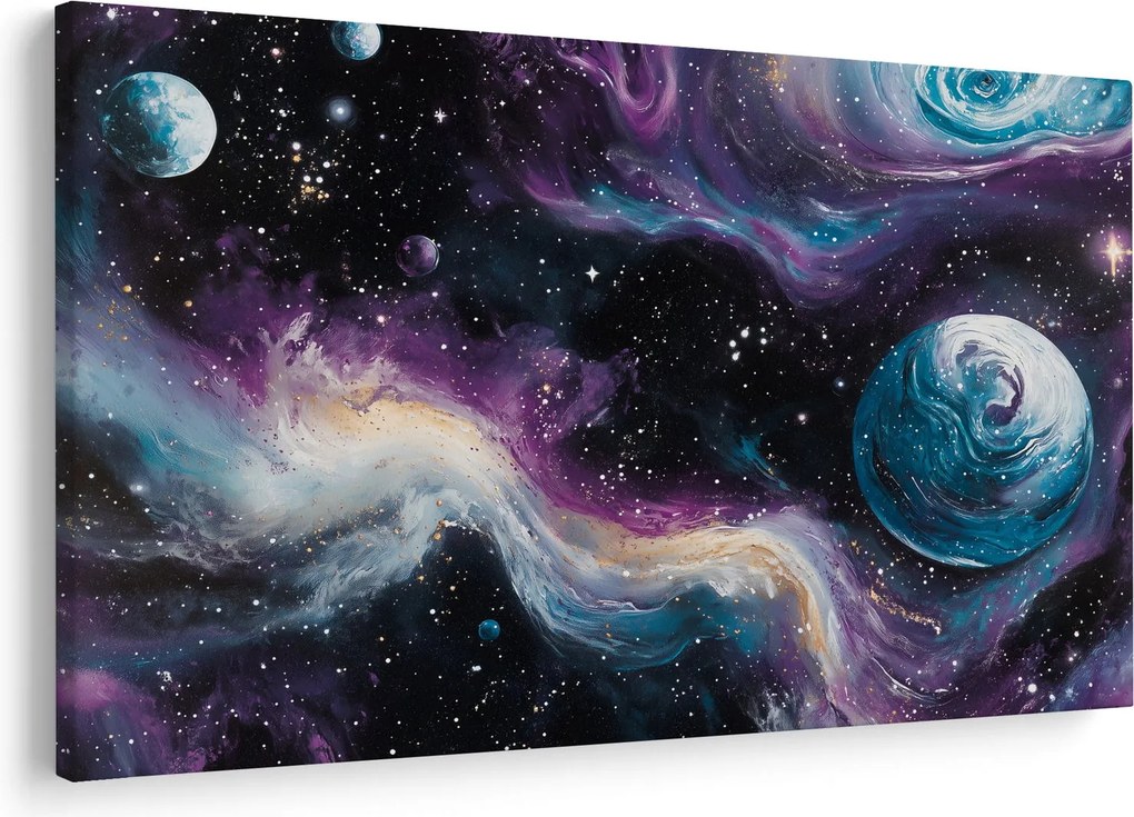 Tablou - Univers pictat (90x60 cm)