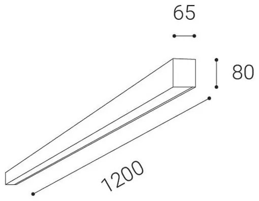 Plafonieră LED aplicată LINO LED/30W/230V 3000/3500/4000K negru LED2