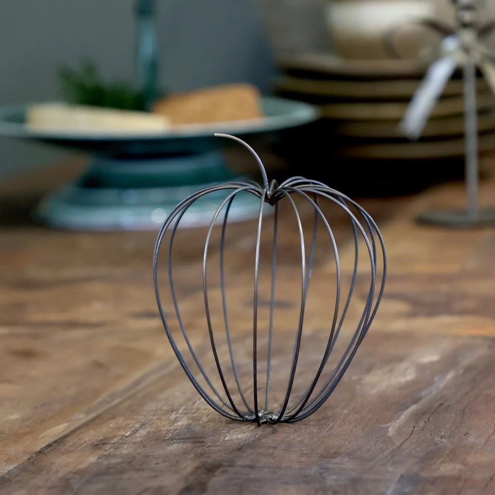 Dovleac decorativ, din metal, D9cm, Pumpkin