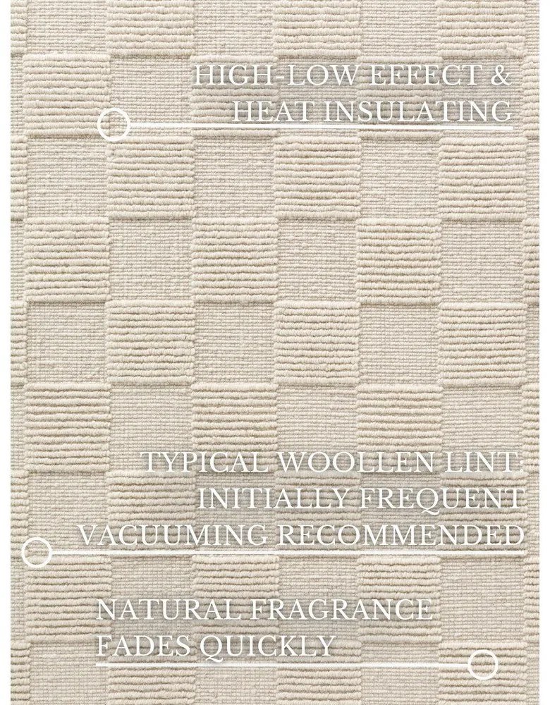 Covor tip traversă crem țesut manual din lână 80x200 cm Scala – Villeroy&amp;Boch