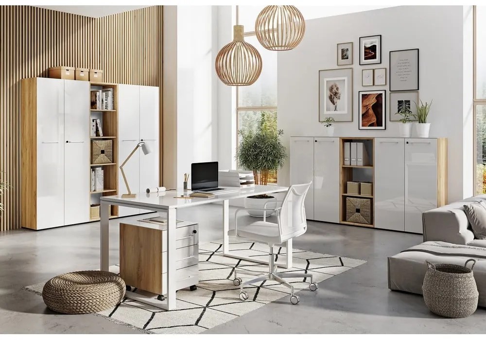 Bibliotecă cu aspect de lemn de stejar 50x120 cm Monteria – Germania