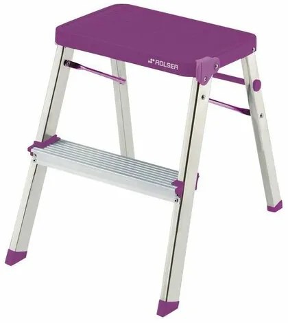 Rolser Trepte pliabile M2 ALU Taburete, violet