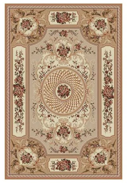 Covor Clasic Lotus 531 Bej Selectează mărime: 060 X 110