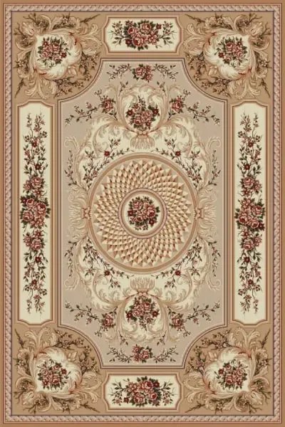Covor Clasic Lotus 531 Bej Selectează mărime: 080 X 200