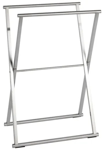 WENKO 22476100 - Suport pentru prosoape LAVA 53,5x80,5 cm oțel inoxidabil/argintiu