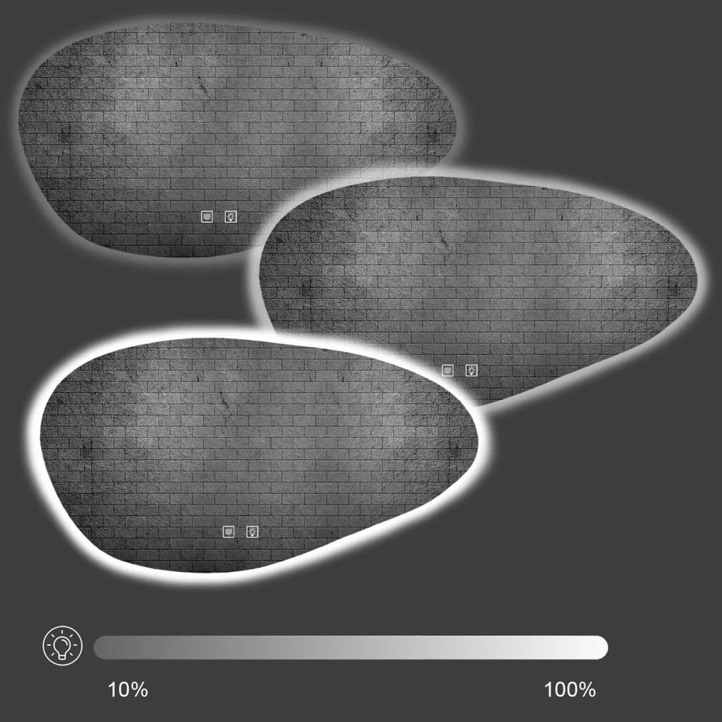 Oglinda P11386 LED Cloud A 100x60 cm
