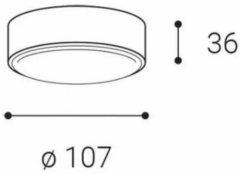 Plafonieră LED LED2 ROLO LED/6W/230V IP65 antracit