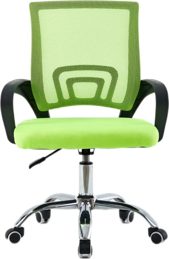 Scaun de birou, verde/negru, DEX 4 NEW