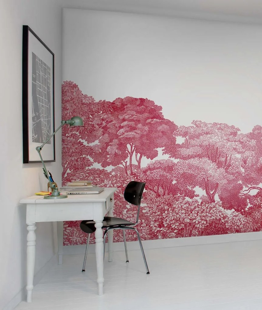 Tapet Bellewood, Crimson Toile, Rebel Walls