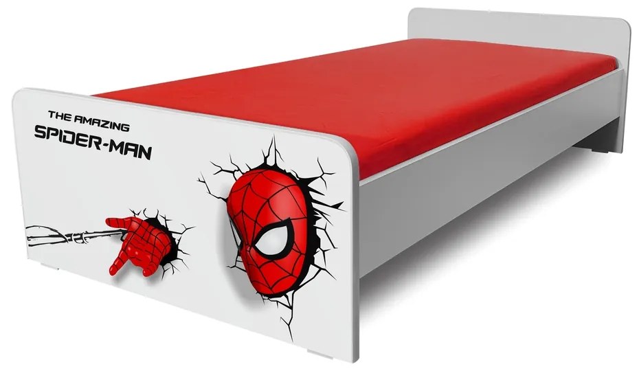 Pat Baieti Economic Spiderman pentru baieti 2-12 ani fara saltea- PC-P-ECO-SPM-80