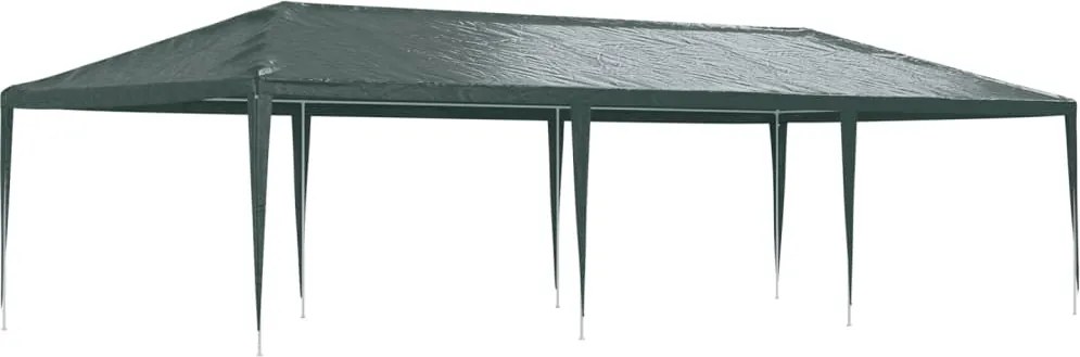 vidaXL Cort de petrecere profesional, verde, 4 x 9 m, 90 g/m²