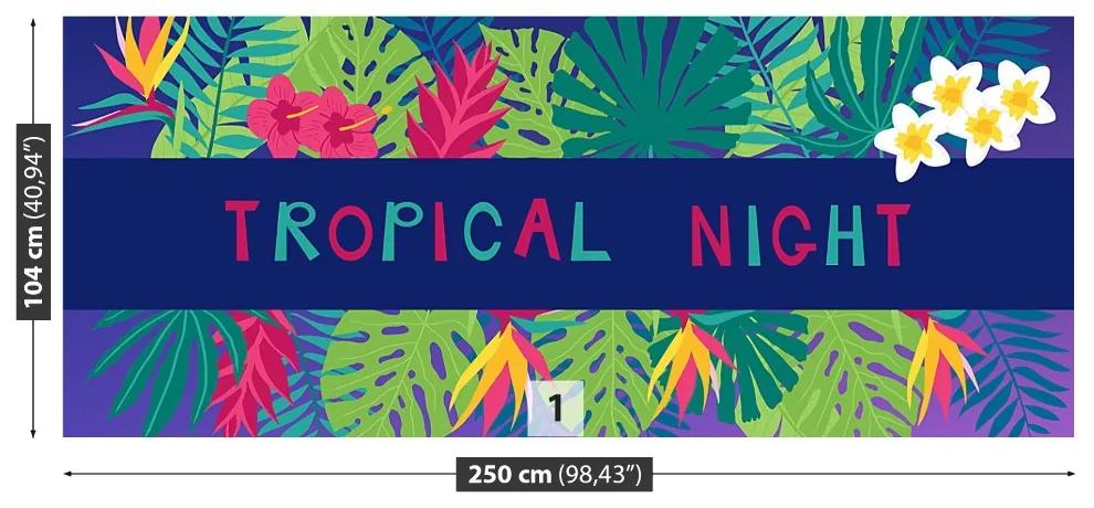 Fototapet tropical noapte
