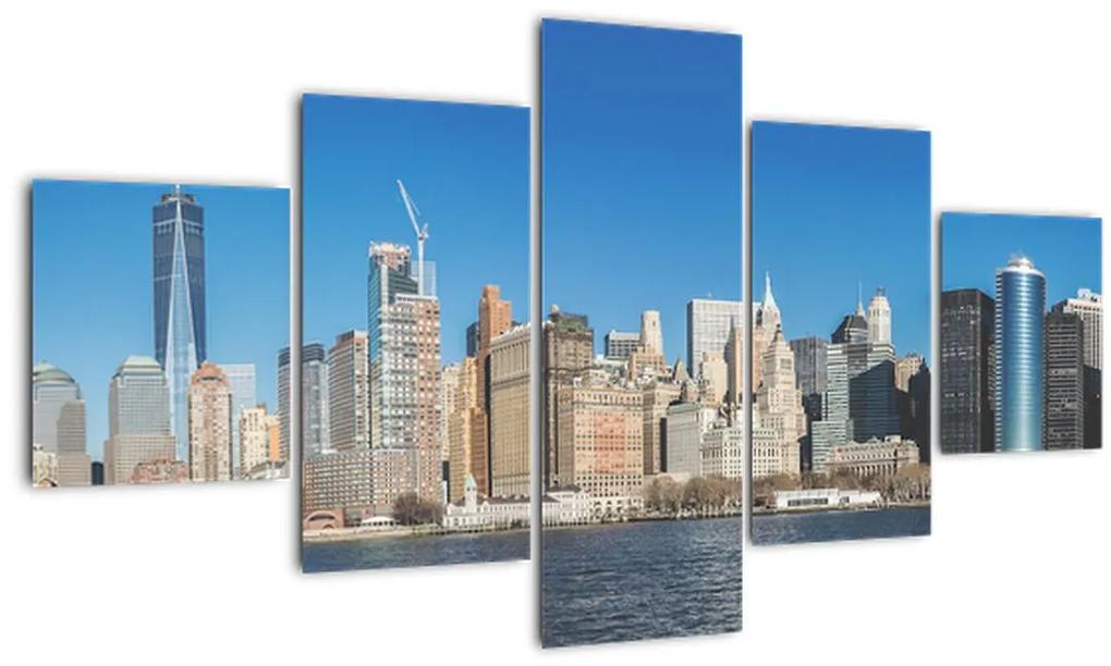 Tablou - Manhattan în New York (125x70 cm), în 40 de alte dimensiuni noi