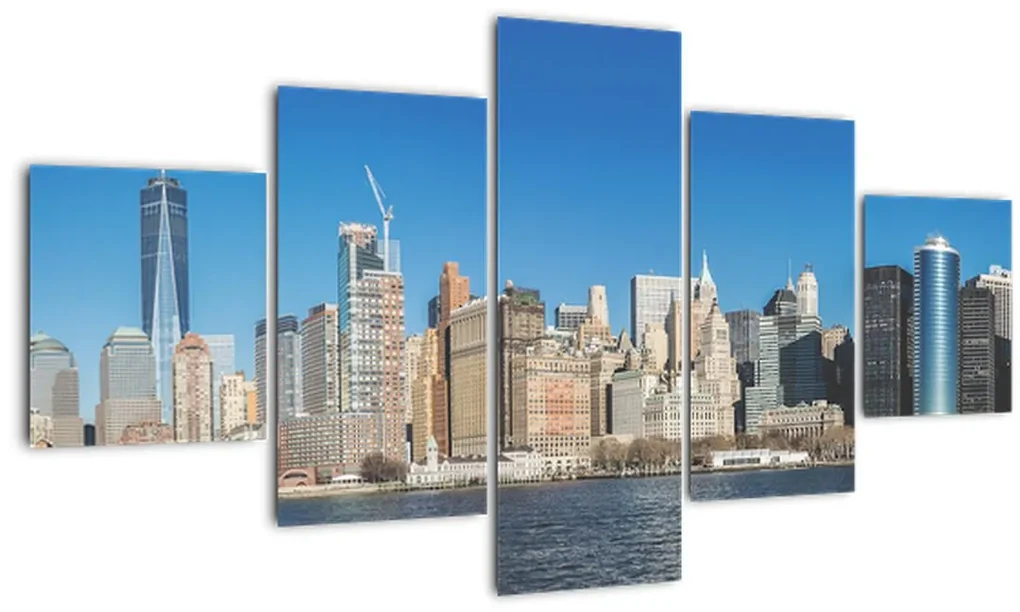 Tablou - Manhattan în New York (125x70 cm), în 40 de alte dimensiuni noi