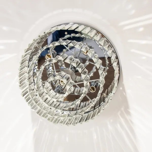 Brilagi - Plafonieră LED cu cristale MOZART, 5xE14/40W/230V, crom lucios