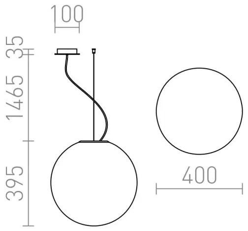 Lustră pe cablu LUNEA 1xE27/70W/230V RED-Design Rendl-R10479