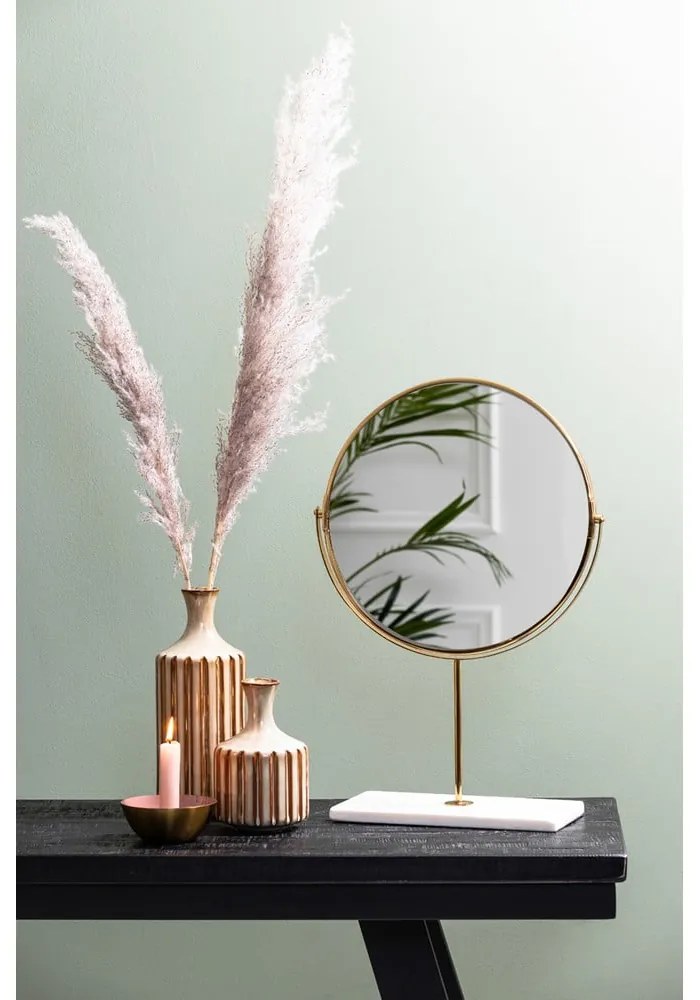 Oglindă cosmetică ø 33 cm Riesco – Light &amp; Living