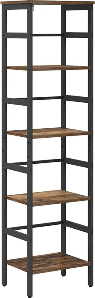 vidaXL Raft pentru cărți Lemn Vechi 40 x 29,5 x 149 cm Lemn compozit