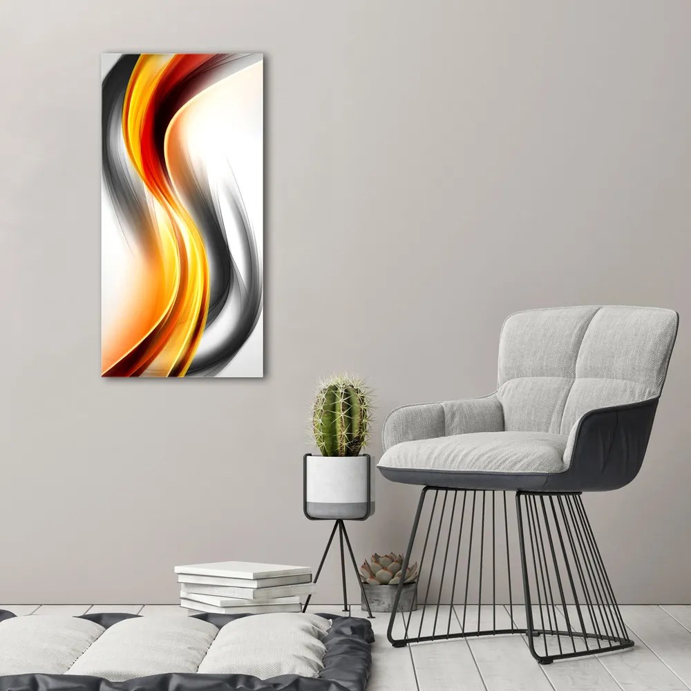 Tablou acrilic Valuri abstracte