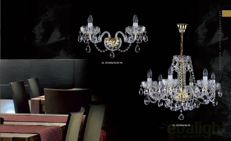Aplica de perete Cristal Bohemia Exclusive CR 0004/02