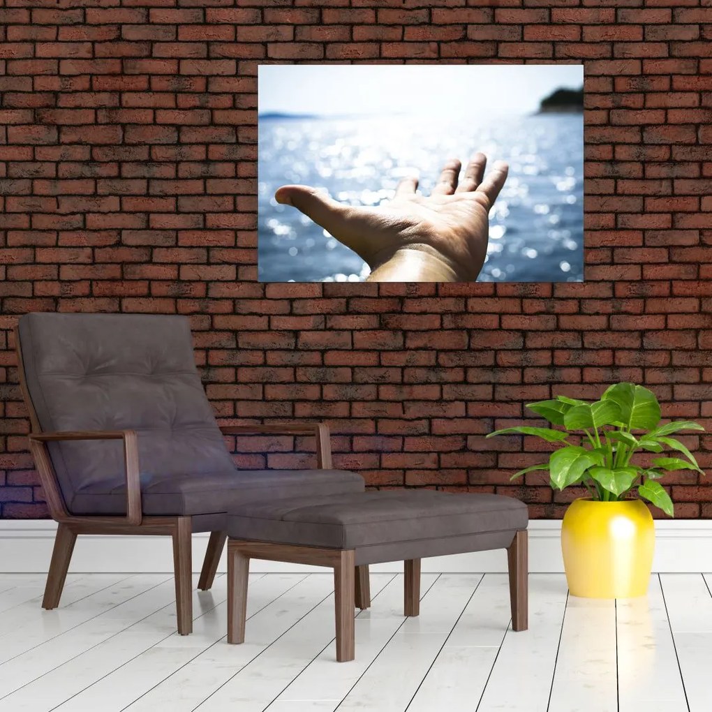 Tabloul cu palma deschisă (90x60 cm)