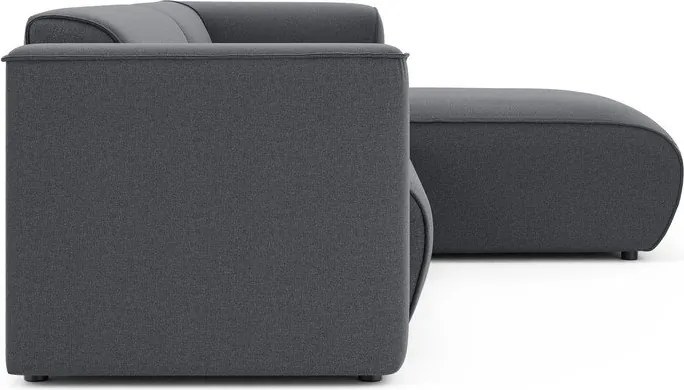 Colțar gri închis (cu colț pe partea dreaptă/cu șezlong) Merid – Ropez