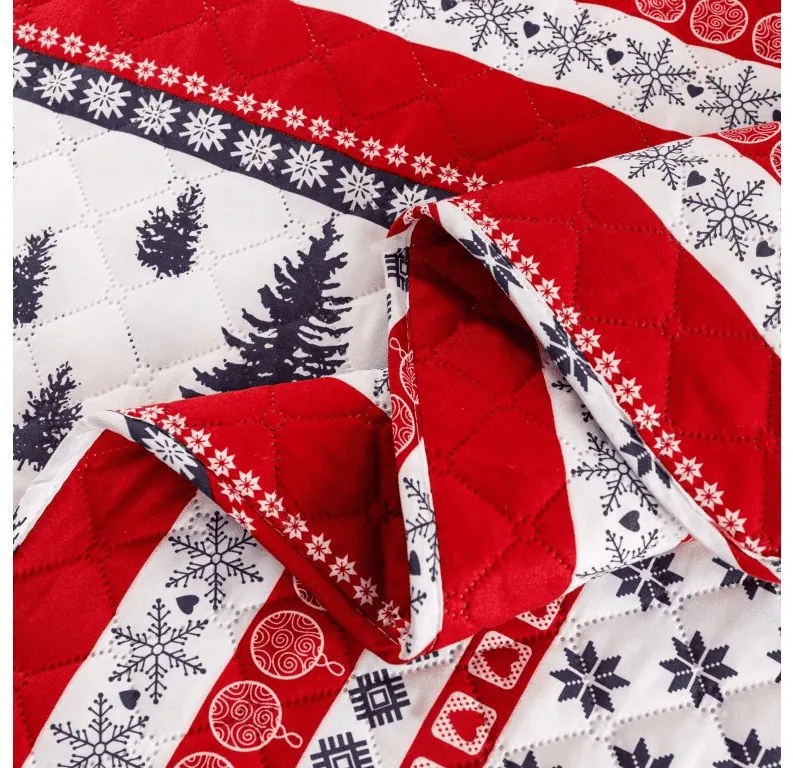 Cuvertura de pat cu model TWINKLE CHRISTMAS, colorat Dimensiune: 170 x 210 cm