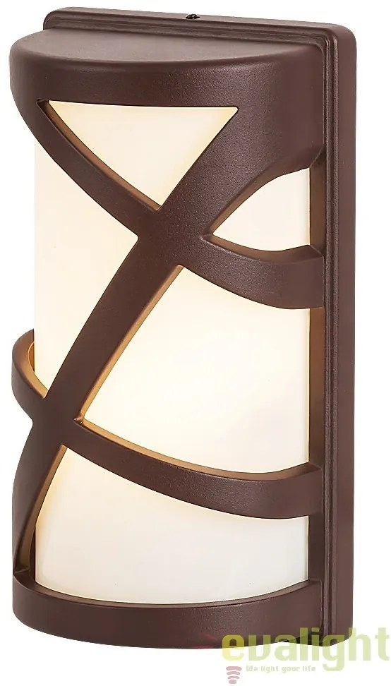Aplica de perete cu protectie IP54 de exterior, finisaj maro, Durango 8766 RX