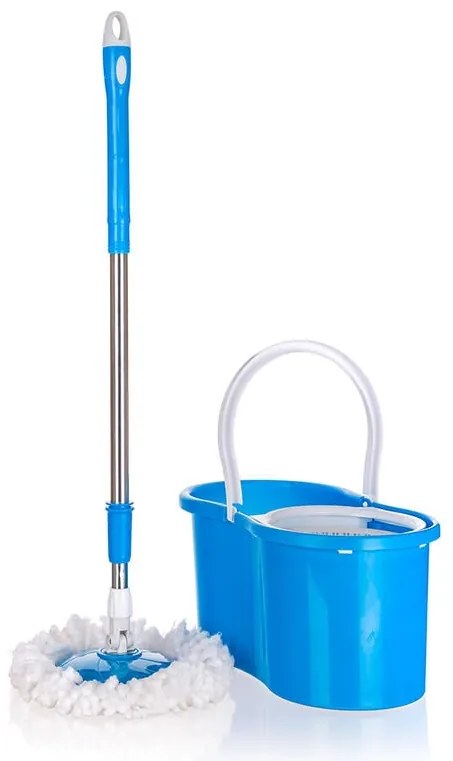 Mop rotativ SPINNER albastru, cu rezervă