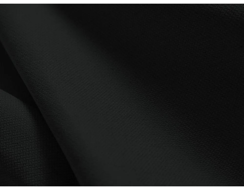 Canapea neagră extensibilă 247 cm Jodie – Micadoni Home