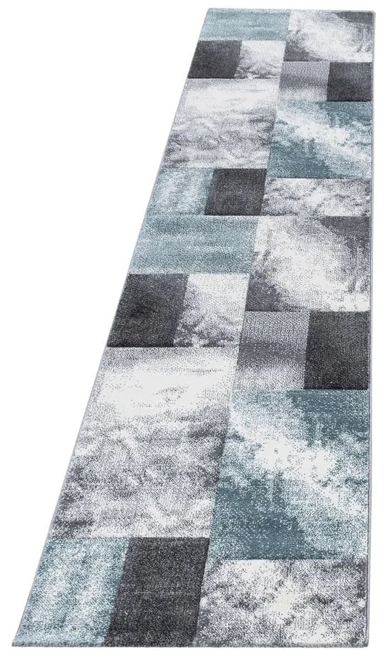 Covor tip traversă albastru/gri 80x300 cm Hawaii – Ayyildiz Carpets