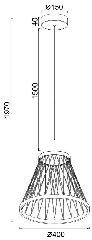 Lustra suspendata LED design modern SPIDER 40cm MA-8980