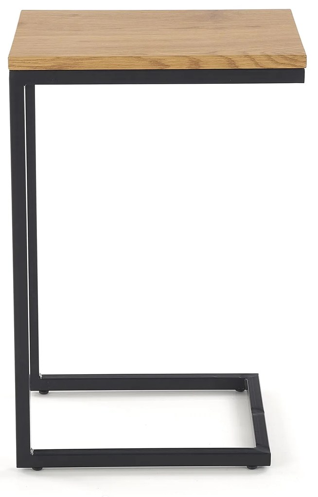 Masuta de cafea Culoare Stejar Auriu / Negru, KARUN