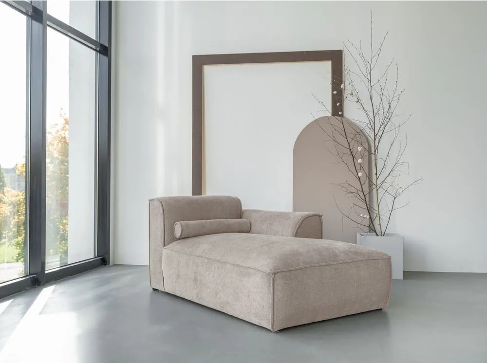 Modul pentru canapea bej (cu colț pe partea dreaptă) Flex Felix – Miuform
