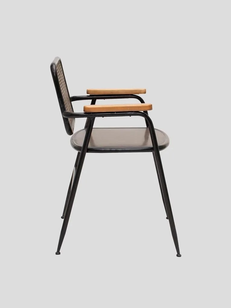 Scaun dining multicolor din metal Jerrie