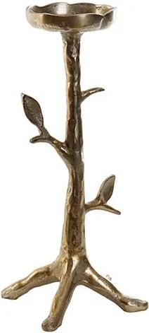 Sfesnic Root din metal auriu antichizat 35 cm