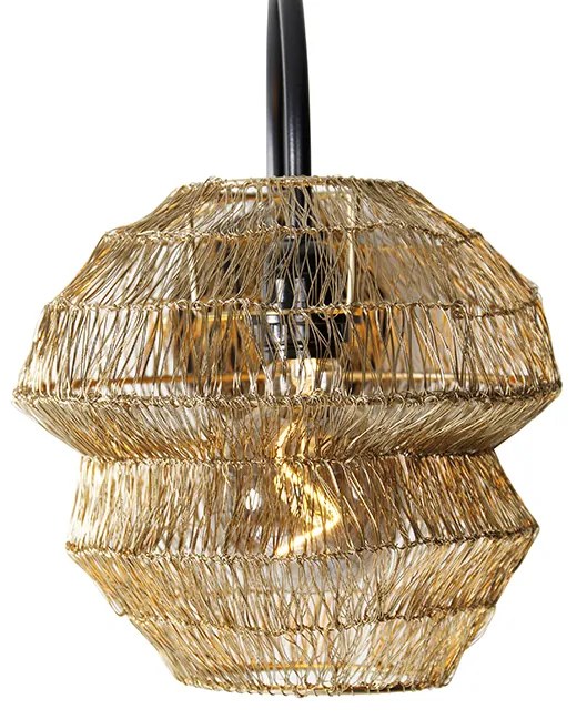 Lampă de perete orientală aurie - Vadi