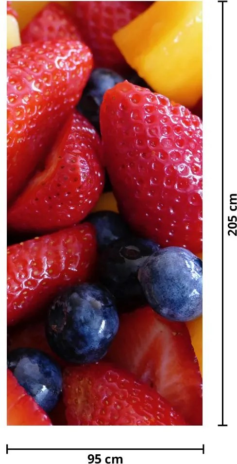 Fototapet pentru ușă - Fructe (95x205cm)