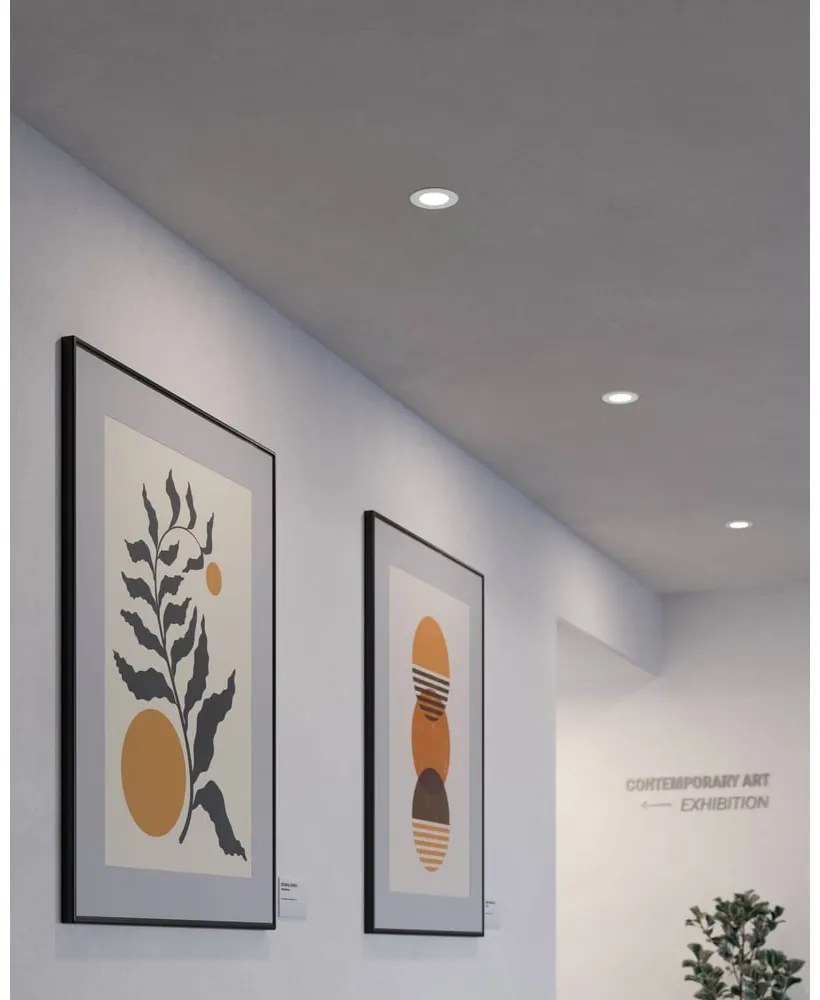 Plafonieră albă LED/încastrată FUEVA 5 – EGLO