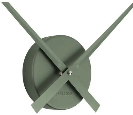 Karlsson 4348DG ceas de perete de design verde, 48 cm diametru
