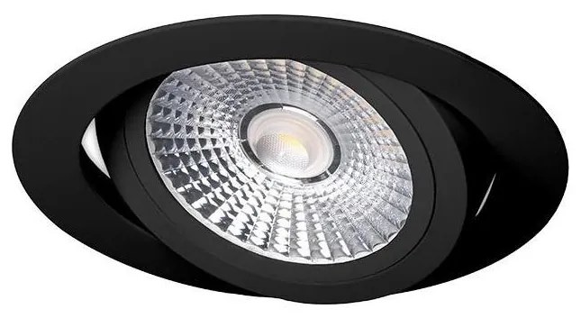 Corp de iluminat LED încastrat LED/6W/230V 3000K d. 8,5 cm negru