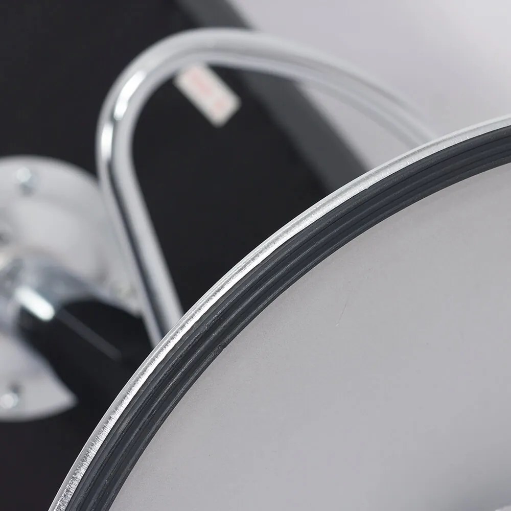 Scaun bar gri rotativ, reglabil pe inaltime, din piele sintetică ABS 191
