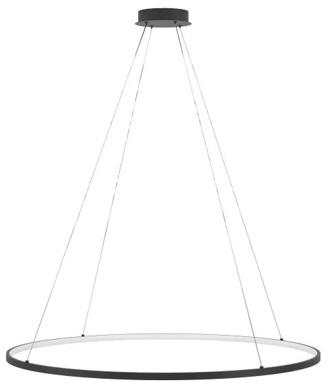 Lustră LED dimabilă pe cablu Eglo 901637 PARRUTA LED/40W/230V negru + telecomandă