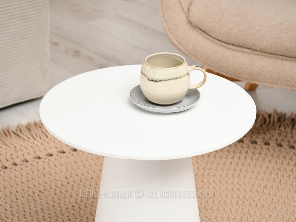 Măsuță de cafea Otava 45 (alb). 1111669